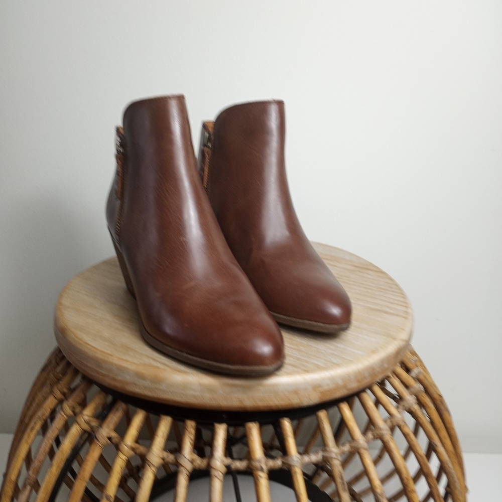 FRYE Judith leather double zip ankle boots - Picture 5 of 11